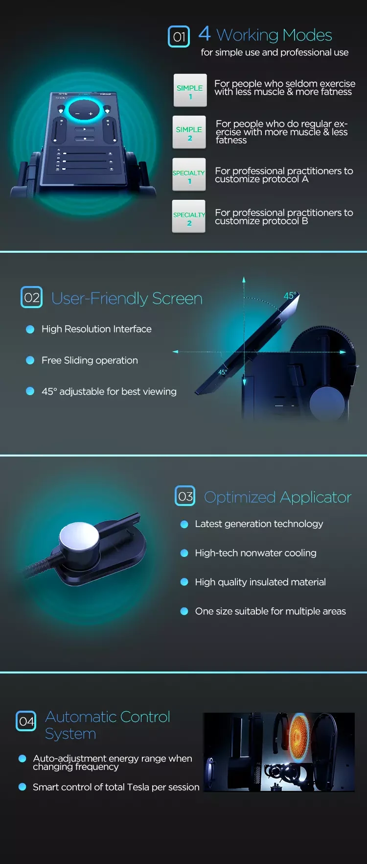 Electrical Muscle Stimulation Machine for Beauty Salon Electrical Muscle Stimulation Machine for Beauty Salon