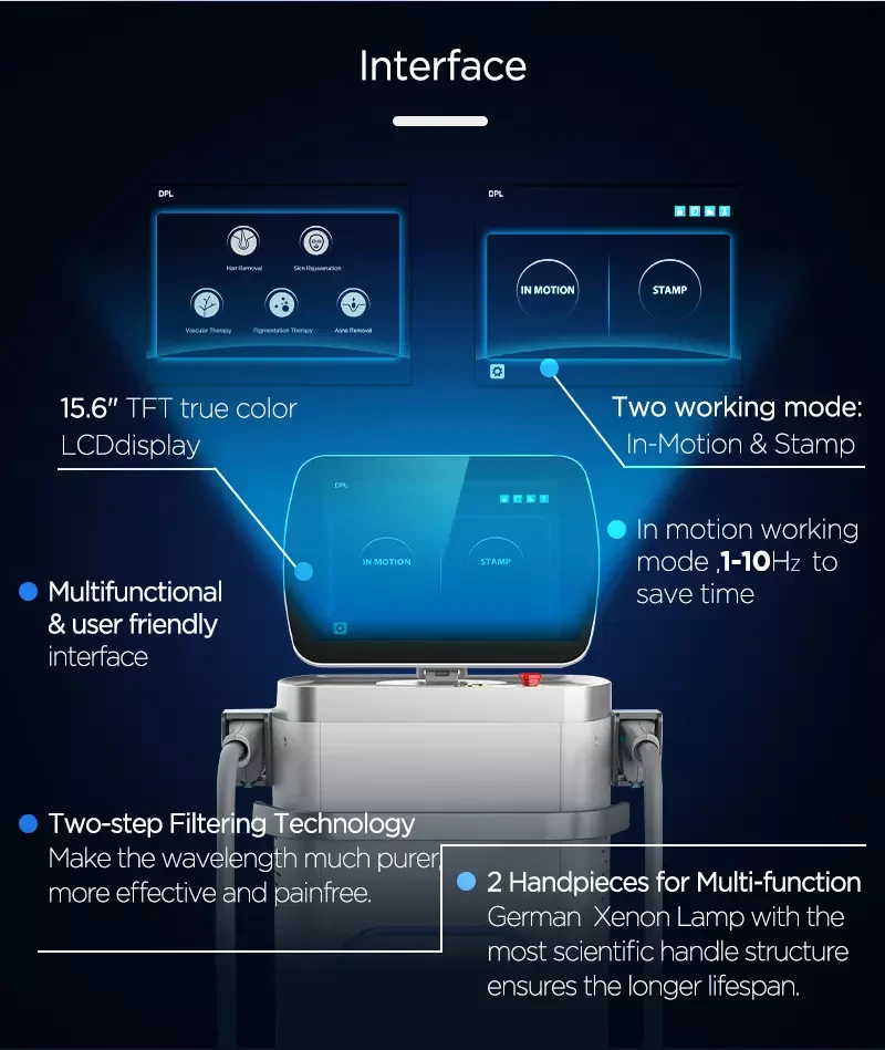 DPL Hair Removal Skin Rejuvenation Machine DPL Hair Removal Skin Rejuvenation Machine