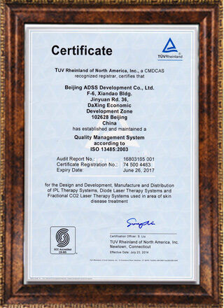 Laser Weight Loss Beauty Machine Certificates