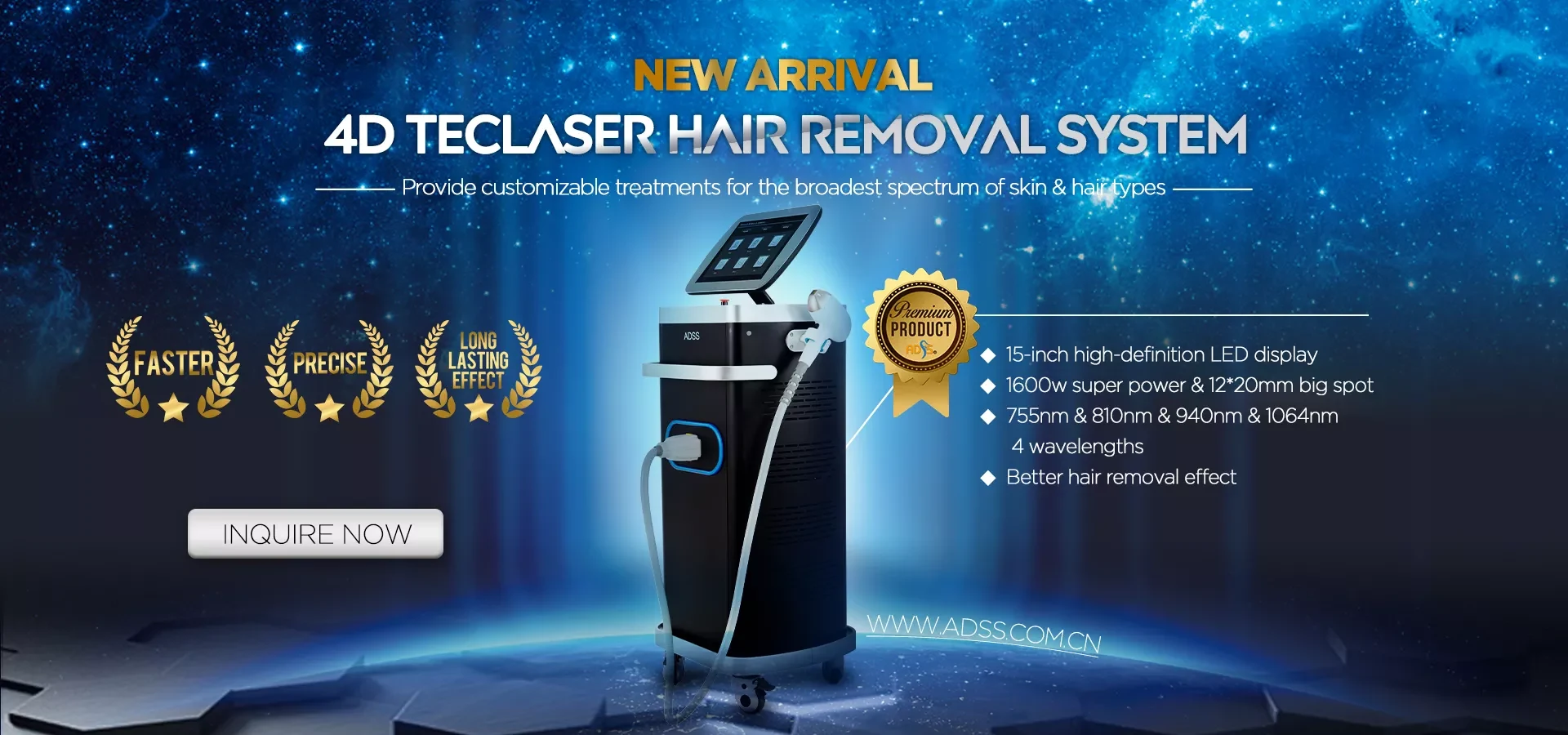 4D Teclaser Hair Removal Machine
