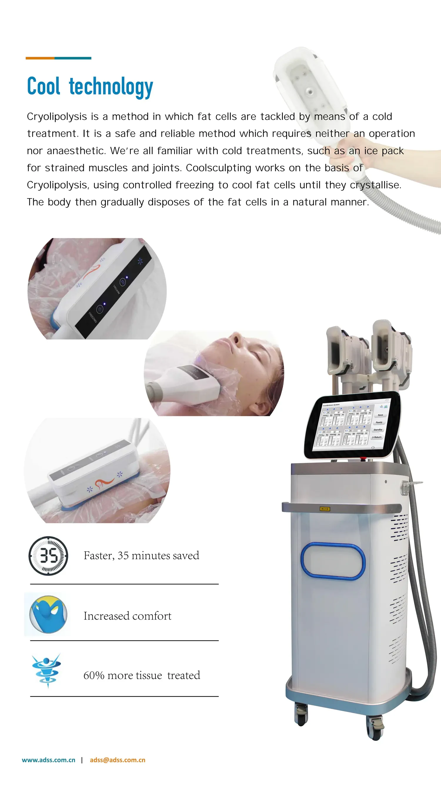 Four-handles Cryolipolysis Fat Loss Machine PDF Download