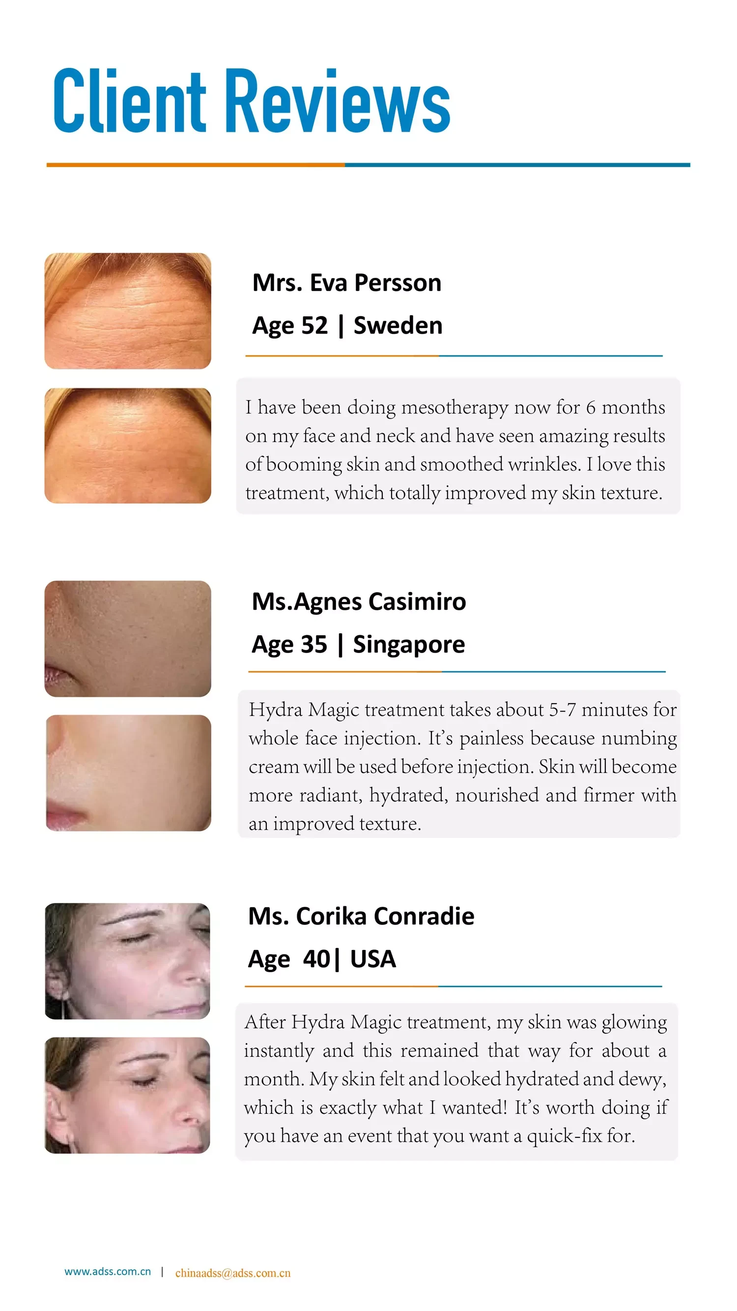 Mesotherapy meso gun, hydra magic beauty machine
 PDF Download