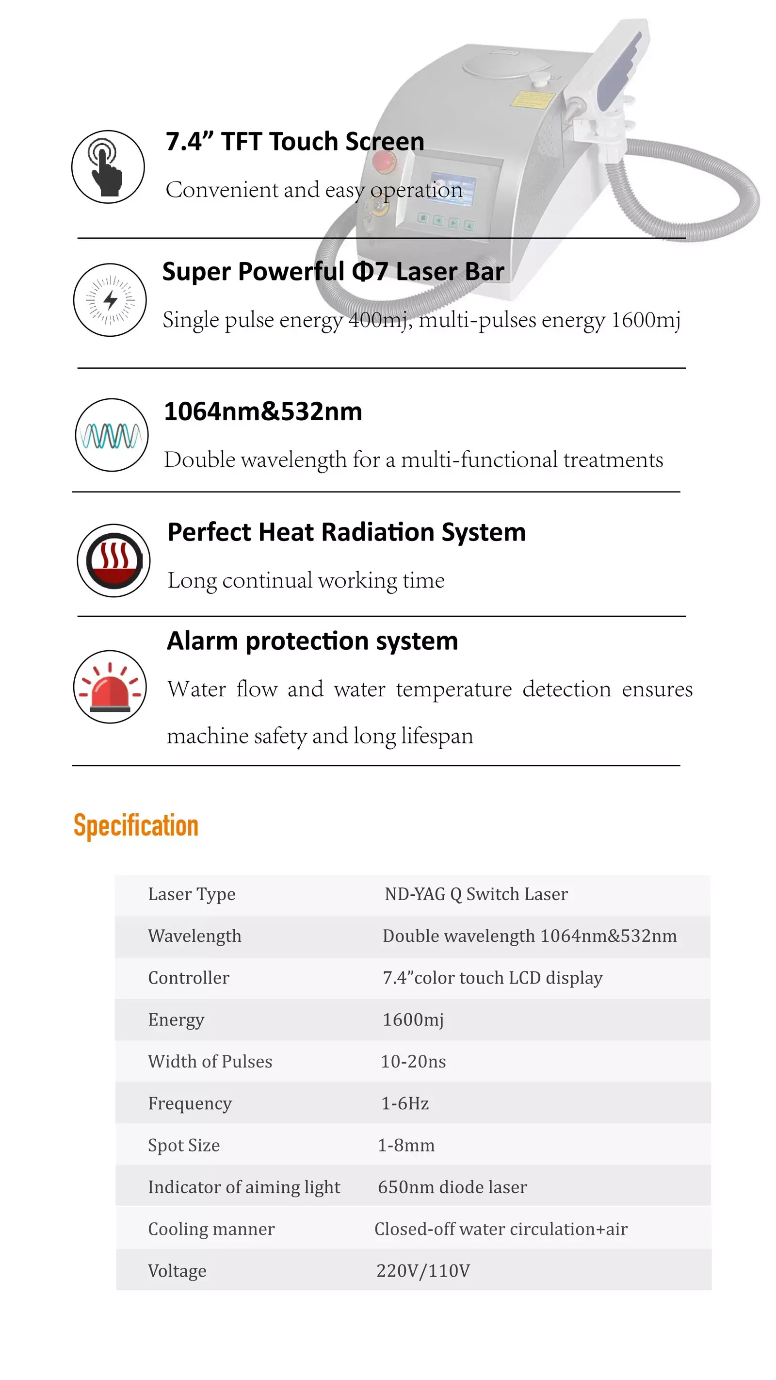 ND YAG Laser Tattoo Removal System
 PDF Download