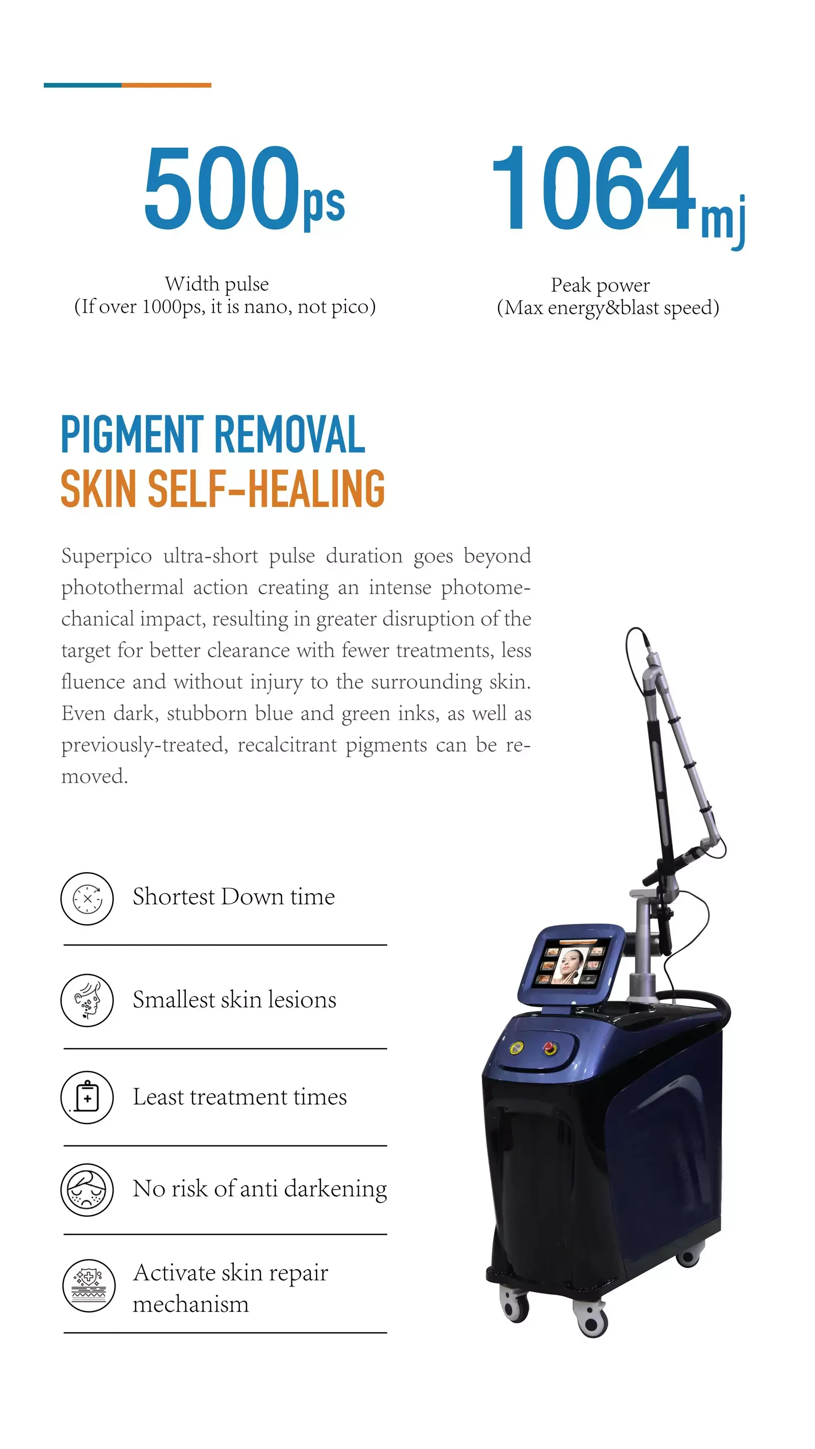 Picosecond Laser Removal Tattoo Treatment Machine PDF Download