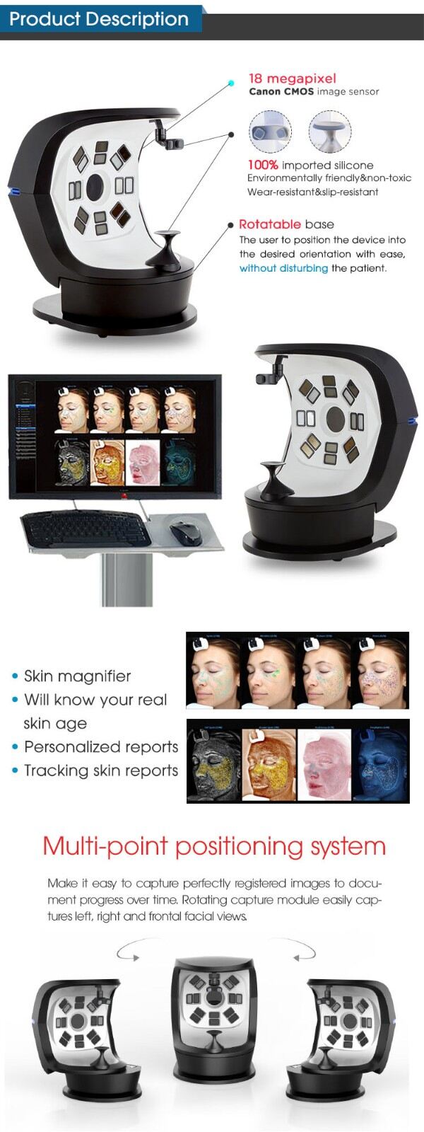 Facial Skin Analyzer Machine