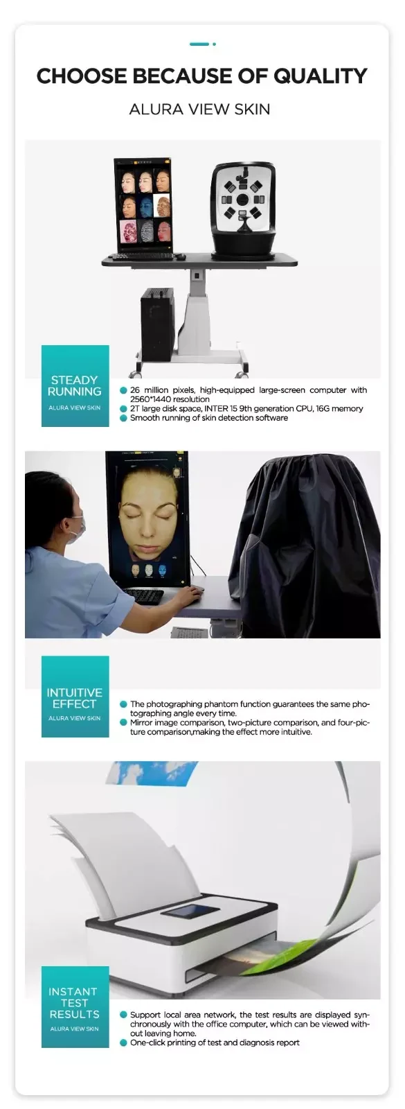 3D Skin Analysis Machine for Beauty Salon 3D Skin Analysis Machine for Beauty Salon
