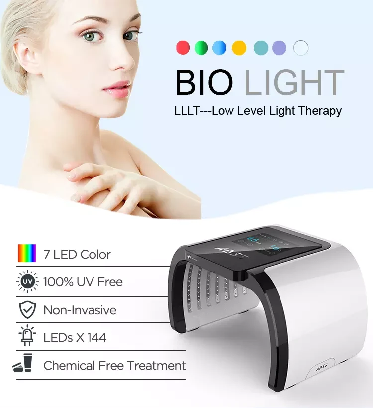 Skin Rejuvenation PDT LED Light Facial Therapy Beauty