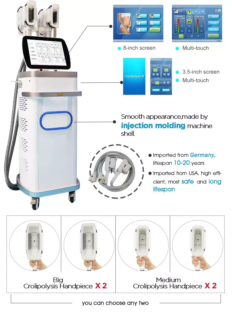 Four-handles Cryolipolysis Fat Loss Machine Four-handles Cryolipolysis Fat Loss Machine